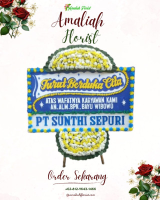 Papan Bunga Duka di Kroya