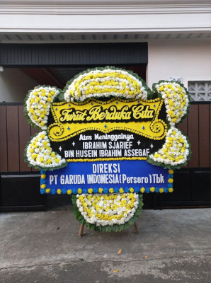Papan Bunga Duka di Kroya