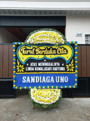Papan Bunga Duka di Kroya